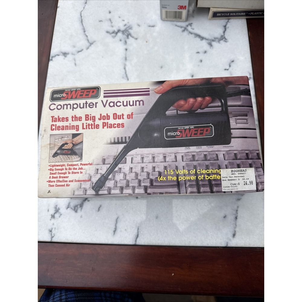 METRO DATAVAC MS-4C MINI ELECTRIC PC KEYBOARD VACUUM CLEANER